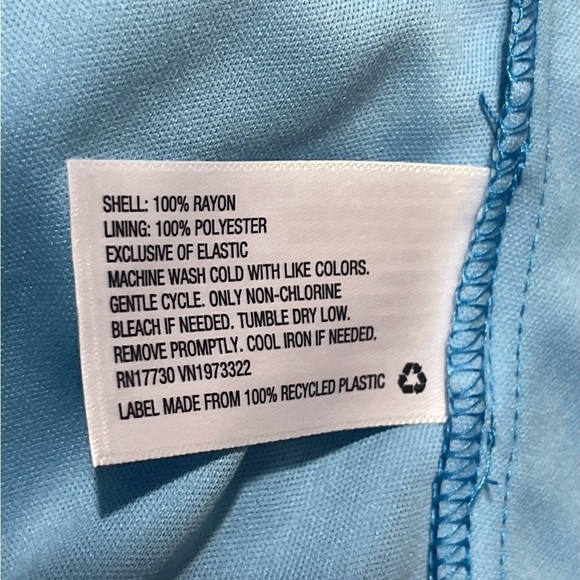 NWT! Wild Fable Corset Sleeveless Tiered Fit & Flare Dress Pink Blue Flowers XXL - Picture 15 of 16